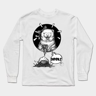 Ferret Ice Cream Cone - Dook! Long Sleeve T-Shirt